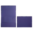 CARPETA CARTON GOMAS AZUL 